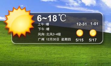 桌面天气,桌面天气秀,天气秀