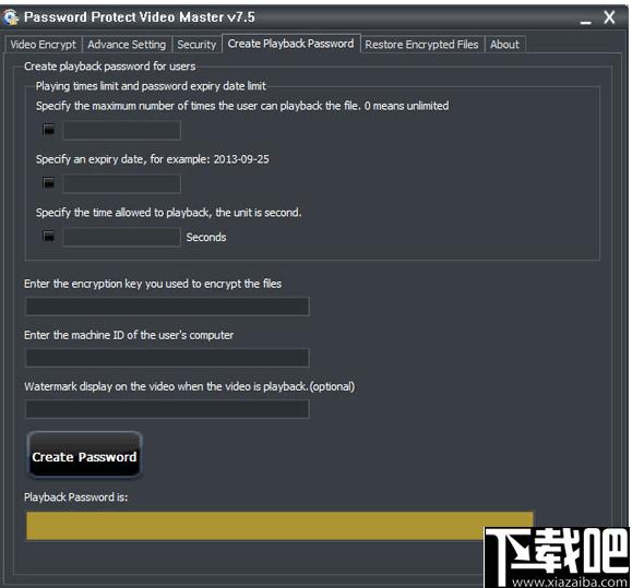 Password Protect Video Master下载,视频加密