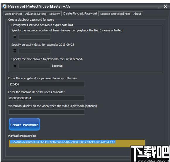 Password Protect Video Master下载,视频加密